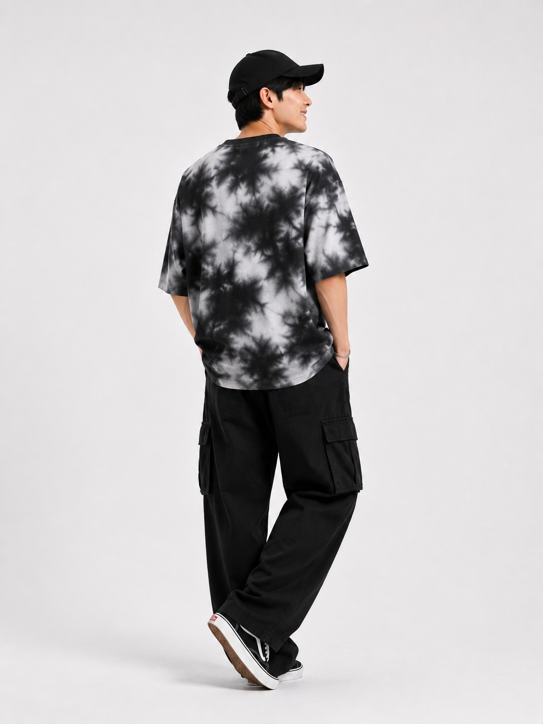 Luxury Oversized Tie-Dye Cotton Tee