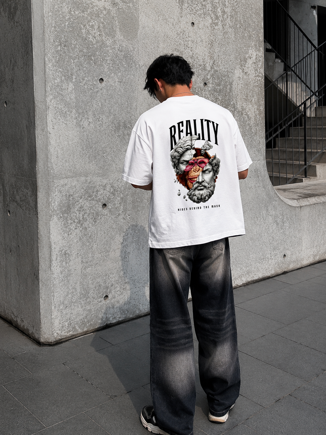Reality Oversized Graphic T-Shirt – Premium Streetwear Edition-1