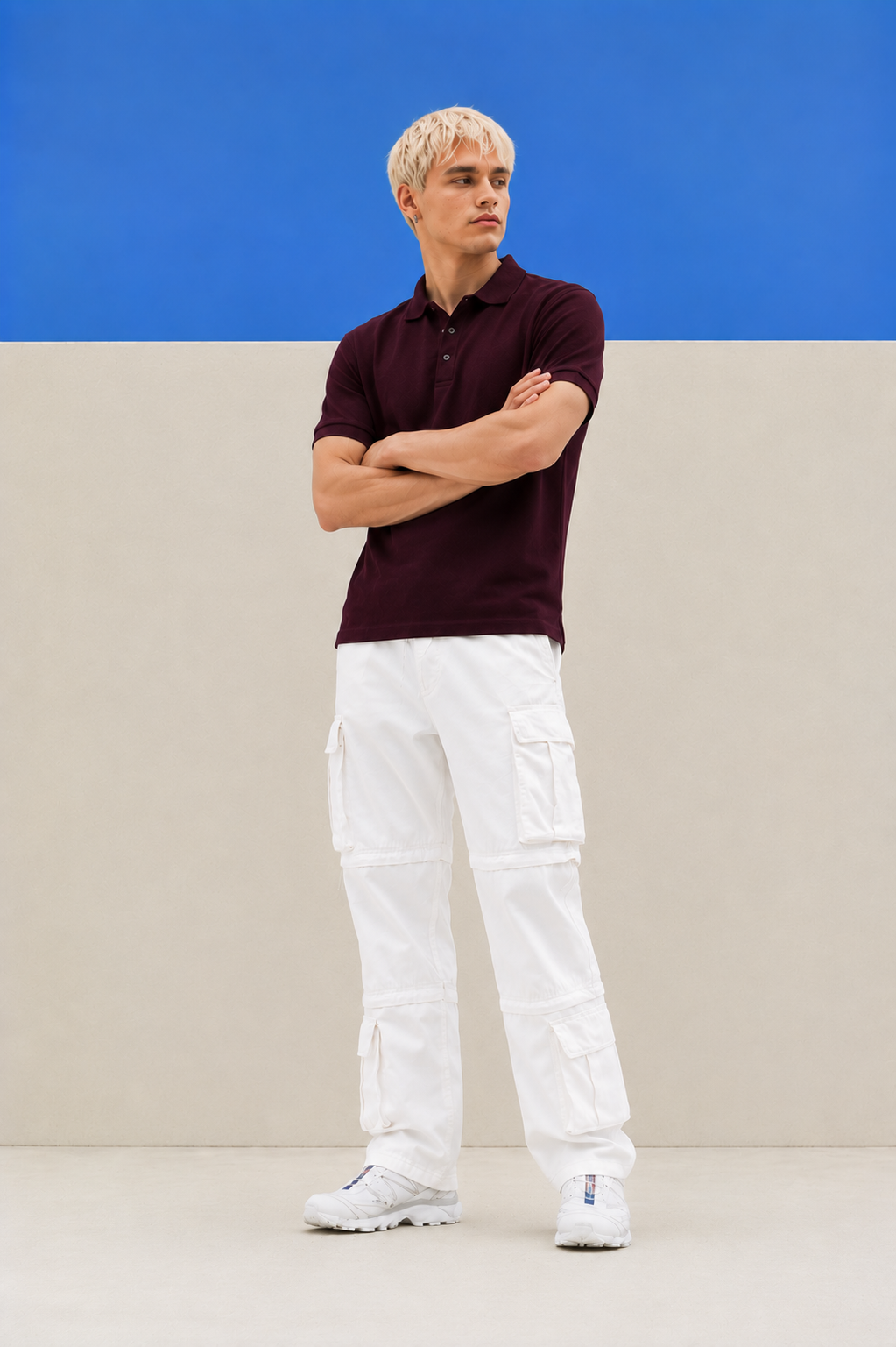 Premium Maroon Polo T-Shirt for Men – Classic Fit & Everyday Comfort-2