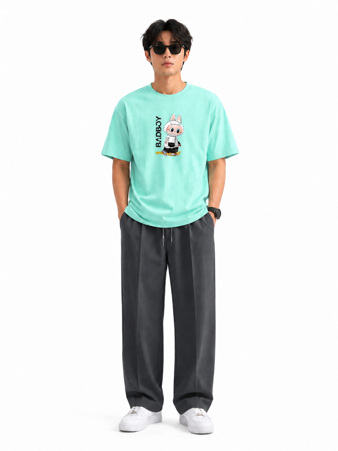 BADBOY labubu Oversized T-Shirt-2
