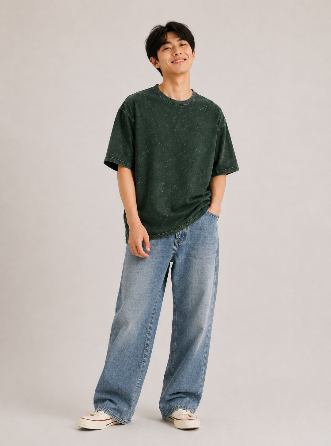 Premium Oversized Acid Wash T-Shirt-3