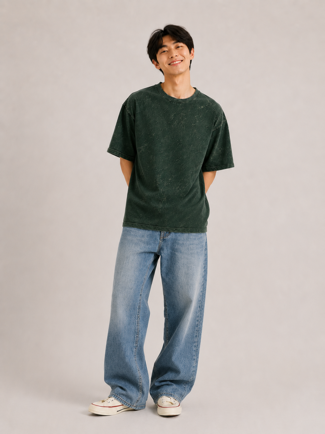 Premium Oversized Acid Wash T-Shirt-2