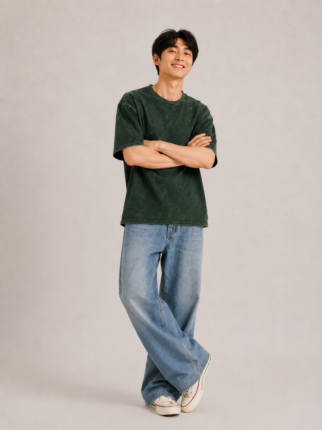 Premium Oversized Acid Wash T-Shirt-4