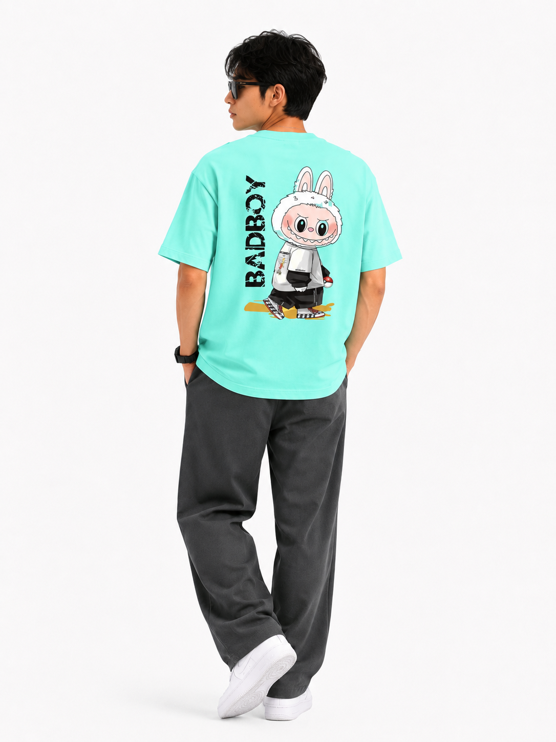 BADBOY labubu Oversized T-Shirt-3
