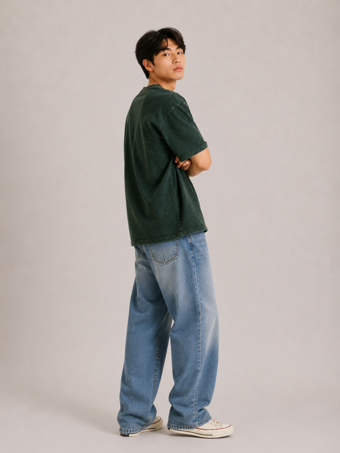 Premium Oversized Acid Wash T-Shirt-5