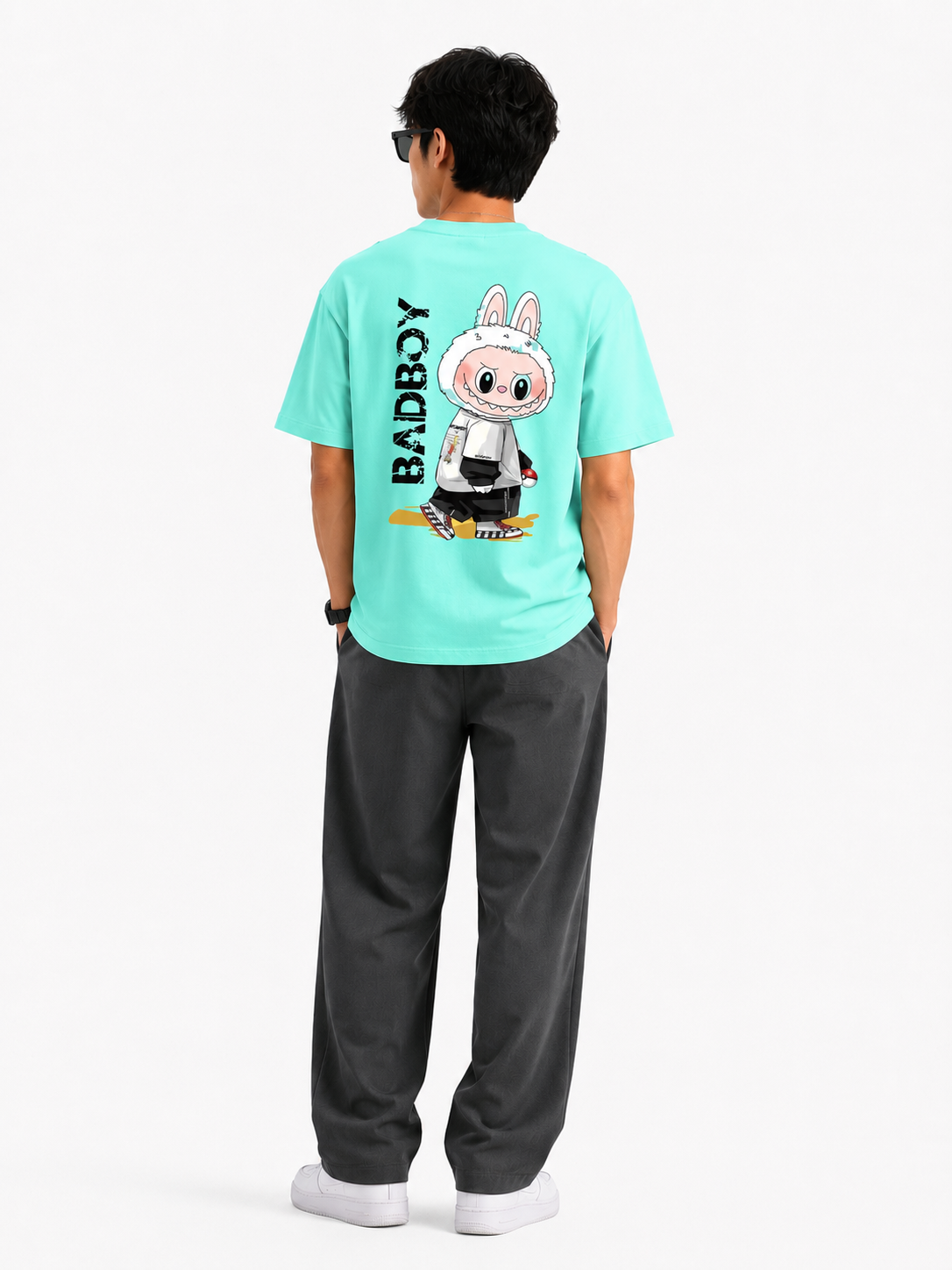 BADBOY labubu Oversized T-Shirt-4