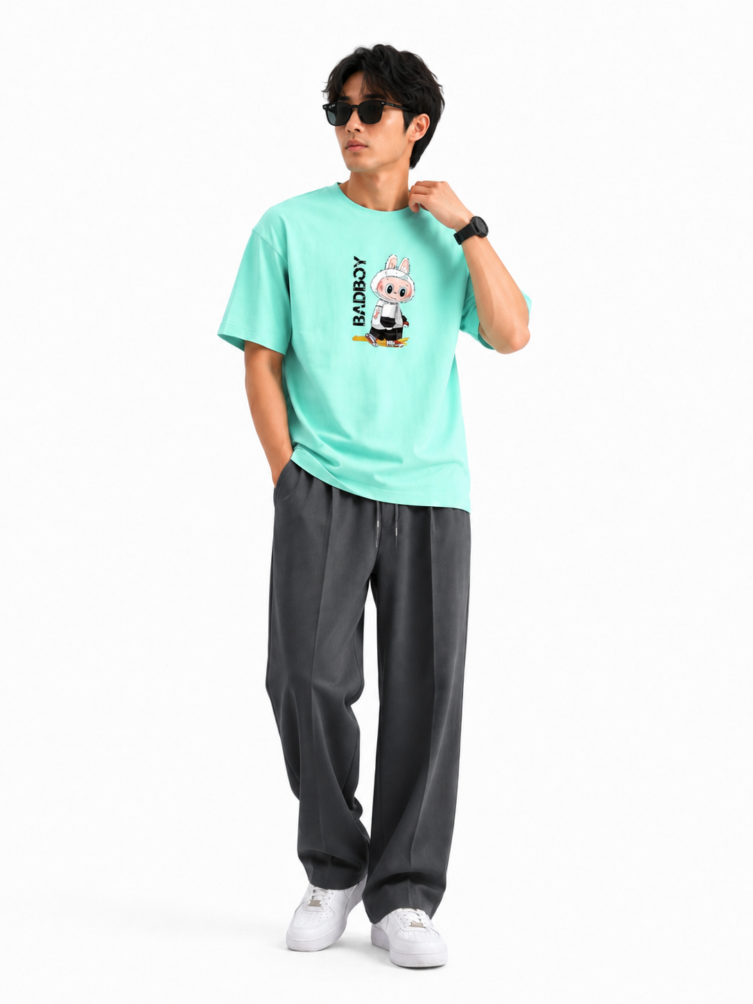 BADBOY labubu Oversized T-Shirt